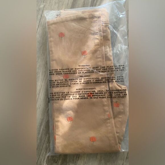 Gymboree Boys Allover Pumpkin Print Tan Twill Chino Fall Pants Size 8 - Picture 5 of 7